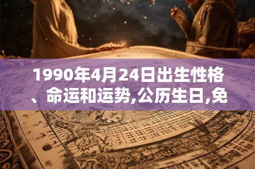 1990年4月24日出生性格、命运和运势,公历生日,免费算命