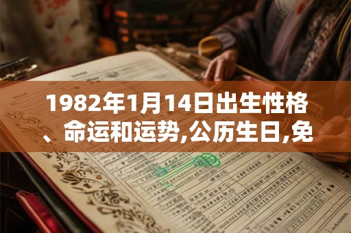 1982年1月14日出生性格、命运和运势,公历生日,免费算命 1982年1月14日出生性格、命运和运势,公历生日,免费算命