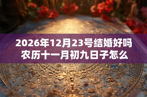 2026年12月23号结婚好吗 农历十一月初九日子怎么样