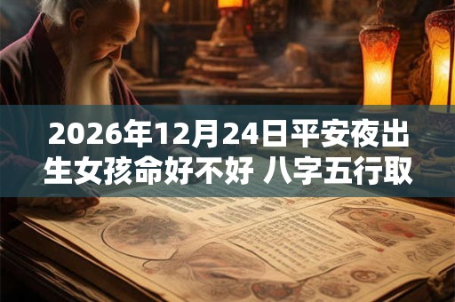 2026年12月24日平安夜出生女孩命好不好 八字五行取名大全