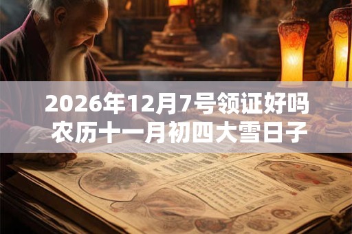 2026年12月7号领证好吗 农历十一月初四大雪日子好吗