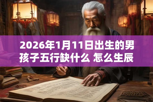 2026年1月11日出生的男孩子五行缺什么 怎么生辰八字取名