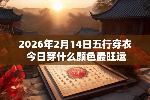 2026年2月14日五行穿衣 今日穿什么颜色最旺运