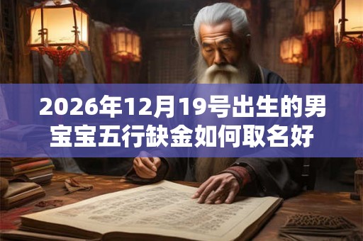 2026年12月19号出生的男宝宝五行缺金如何取名好 2026年12月19号出生的男宝宝五行缺金如何取名好