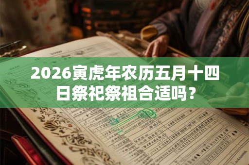 2026寅虎年农历五月十四日祭祀祭祖合适吗？