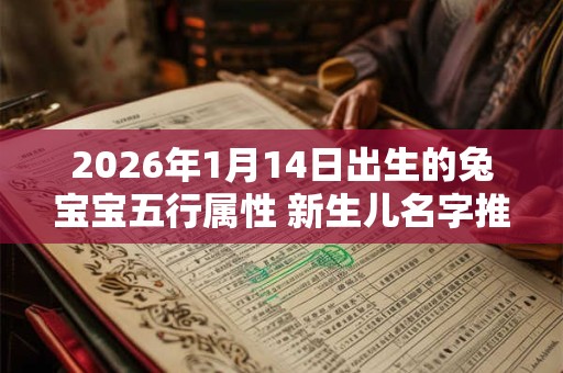 2026年1月14日出生的兔宝宝五行属性 新生儿名字推荐