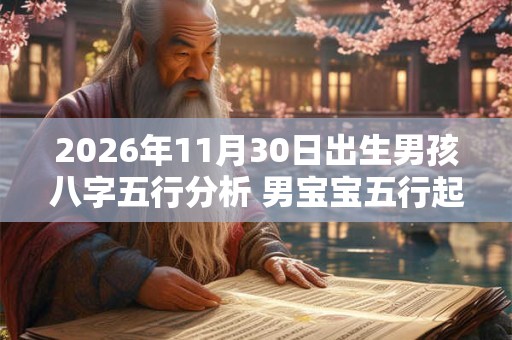 2026年11月30日出生男孩八字五行分析 男宝宝五行起名大全 2026年11月30日出生男孩八字五行分析 男宝宝五行起名大全