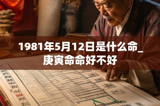 1981年5月12日是什么命_庚寅命命好不好 1981年5月12日是什么命_庚寅命命好不好