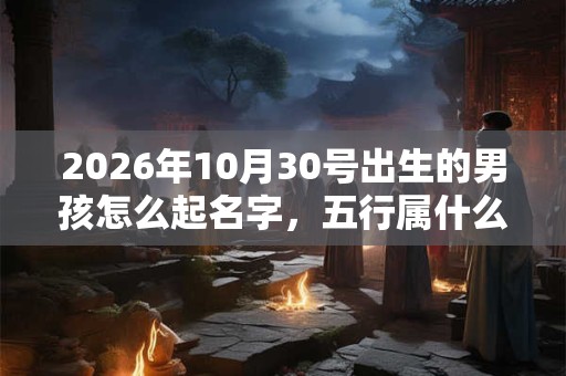 2026年10月30号出生的男孩怎么起名字,五行属什么 2026年10月30号出生的男孩怎么起名字,五行属什么