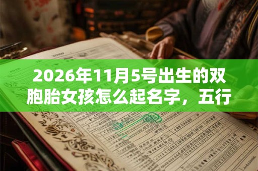 2026年11月5号出生的双胞胎女孩怎么起名字，五行属什么？
