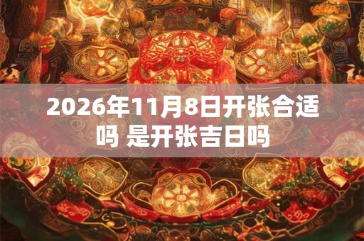 2026年11月8日开张合适吗 是开张吉日吗