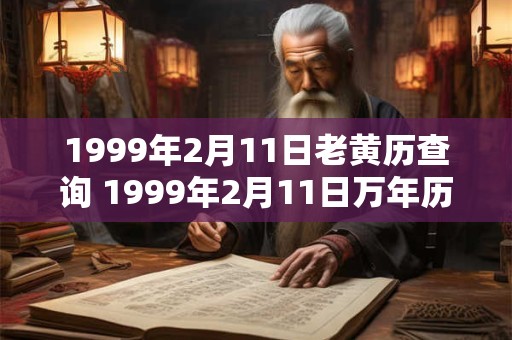 1999年2月11日老黄历查询 1999年2月11日万年历黄道吉日 1999年2月11日老黄历查询 1999年2月11日万年历黄道吉日