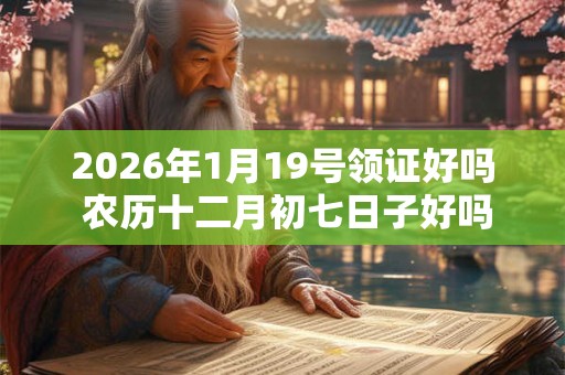 2026年1月19号领证好吗 农历十二月初七日子好吗