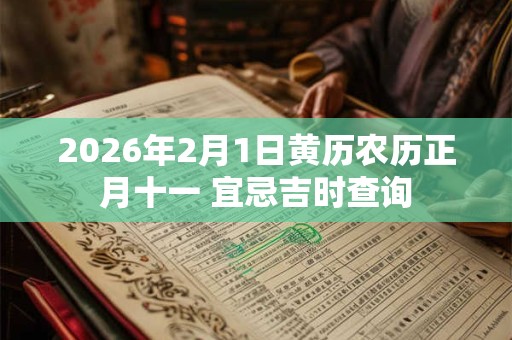 2026年2月1日黄历农历正月十一 宜忌吉时查询