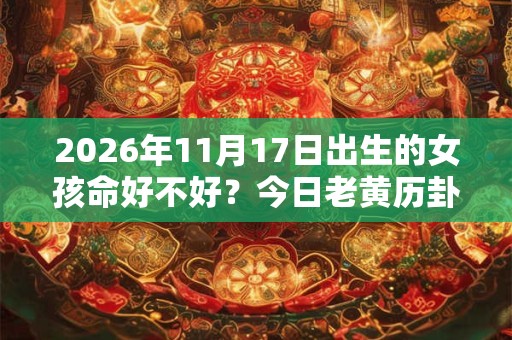 2026年11月17日出生的女孩命好不好？今日老黄历卦象如何？
