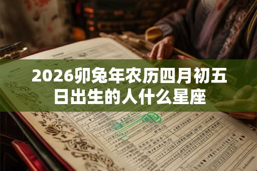 2026卯兔年农历四月初五日出生的人什么星座 2026卯兔年农历四月初五日出生的人什么星座