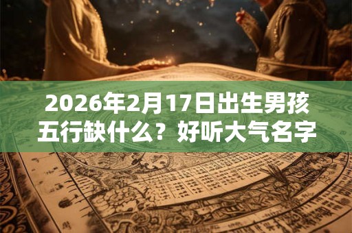 2026年2月17日出生男孩五行缺什么？好听大气名字
