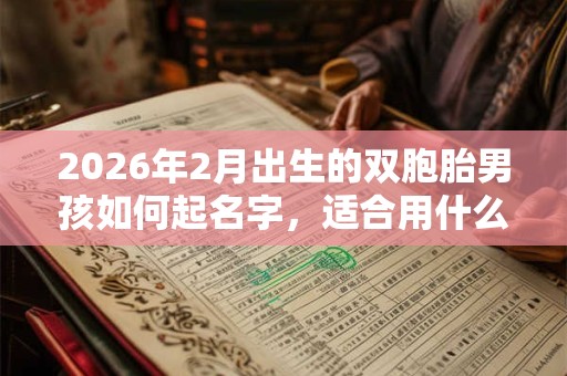 2026年2月出生的双胞胎男孩如何起名字,适合用什么字 2026年2月出生的双胞胎男孩如何起名字,适合用什么字