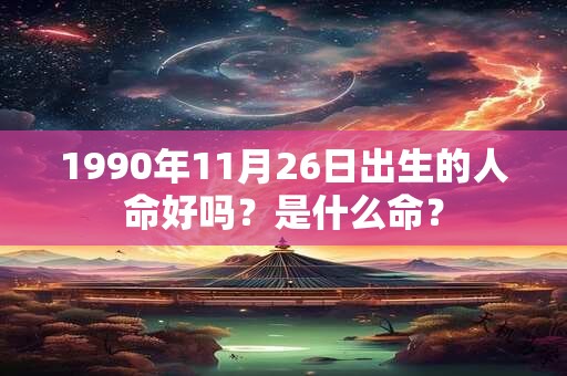 1990年11月26日出生的人命好吗?是什么命? 1990年11月26日出生的人命好吗?是什么命?