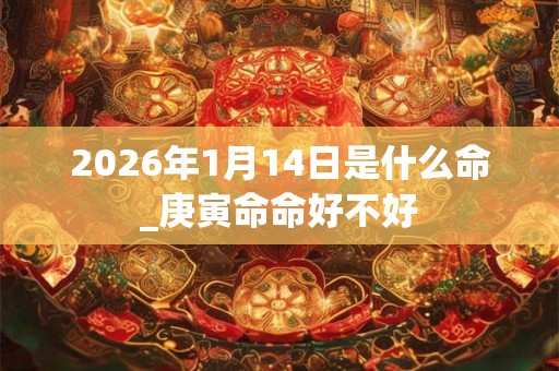 2026年1月14日是什么命_庚寅命命好不好