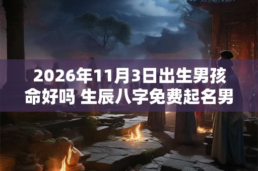 2026年11月3日出生男孩命好吗 生辰八字免费起名男孩