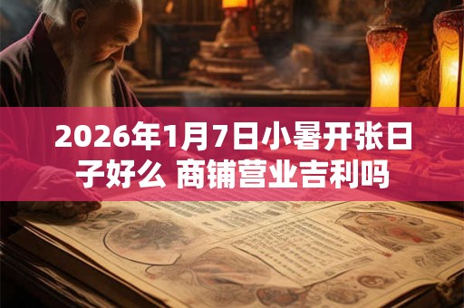 2026年1月7日小暑开张日子好么 商铺营业吉利吗 2026年1月7日小暑开张日子好么 商铺营业吉利吗