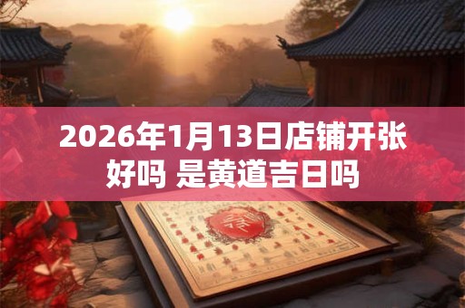 2026年1月13日店铺开张好吗 是黄道吉日吗