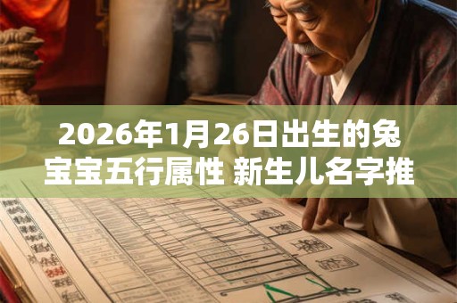 2026年1月26日出生的兔宝宝五行属性 新生儿名字推荐
