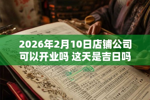 2026年2月10日店铺公司可以开业吗 这天是吉日吗 2026年2月10日店铺公司可以开业吗 这天是吉日吗