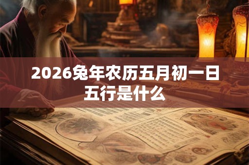 2026兔年农历五月初一日五行是什么