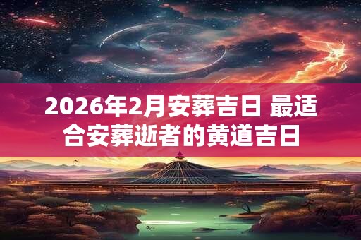 2026年2月安葬吉日 最适合安葬逝者的黄道吉日 2026年2月安葬吉日 最适合安葬逝者的黄道吉日