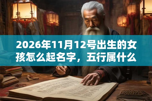 2026年11月12号出生的女孩怎么起名字，五行属什么