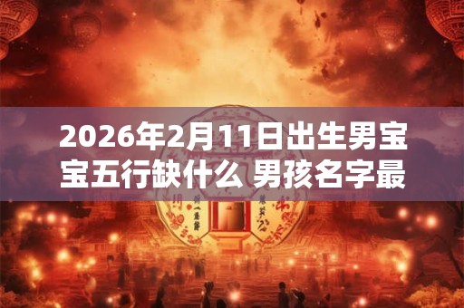 2026年2月11日出生男宝宝五行缺什么 男孩名字最新免费版
