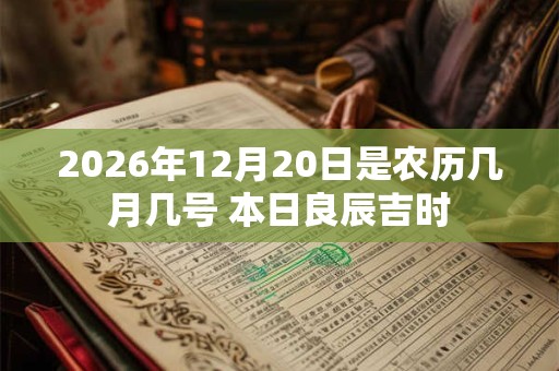 2026年12月20日是农历几月几号 本日良辰吉时 2026年12月20日是农历几月几号 本日良辰吉时