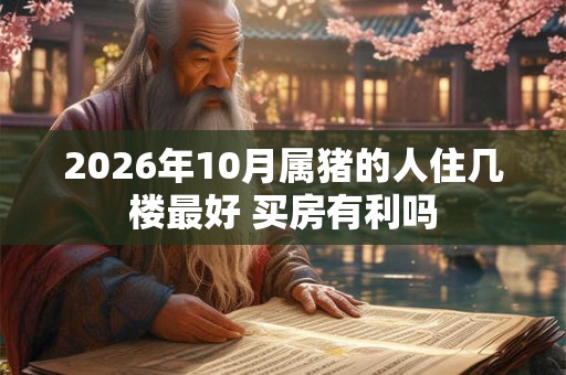 2026年10月属猪的人住几楼最好 买房有利吗