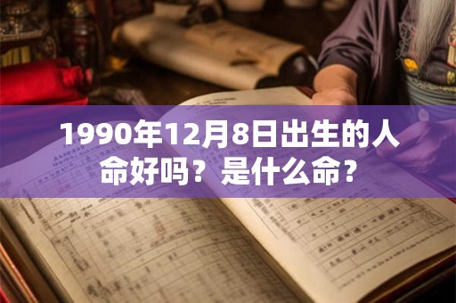 1990年12月8日出生的人命好吗？是什么命？