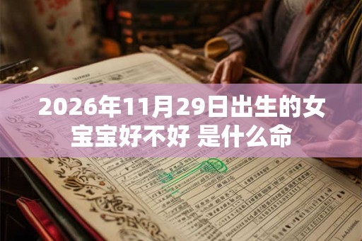 2026年11月29日出生的女宝宝好不好 是什么命