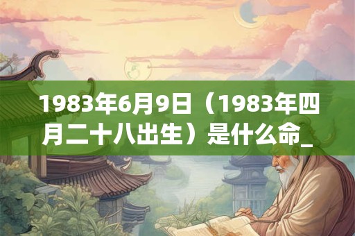 1983年6月9日(1983年四月二十八出生)是什么命_命运如何 1983年6月9日(1983年四月二十八出生)是什么命_命运如何