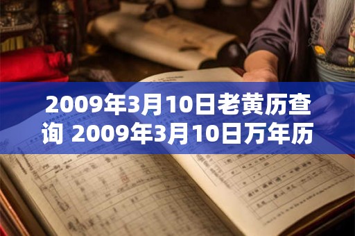 2009年3月10日老黄历查询 2009年3月10日万年历黄道吉日 2009年3月10日老黄历查询 2009年3月10日万年历黄道吉日