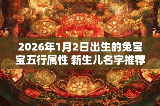 2026年1月2日出生的兔宝宝五行属性 新生儿名字推荐 2026年1月2日出生的兔宝宝五行属性 新生儿名字推荐