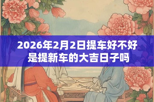 2026年2月2日提车好不好 是提新车的大吉日子吗
