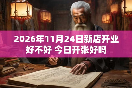 2026年11月24日新店开业好不好 今日开张好吗 2026年11月24日新店开业好不好 今日开张好吗