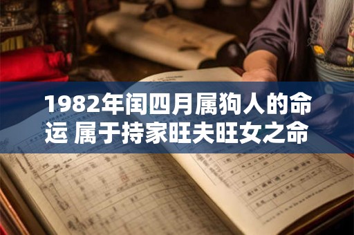 1982年闰四月属狗人的命运 属于持家旺夫旺女之命