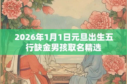 2026年1月1日元旦出生五行缺金男孩取名精选