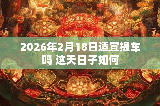 2026年2月18日适宜提车吗 这天日子如何