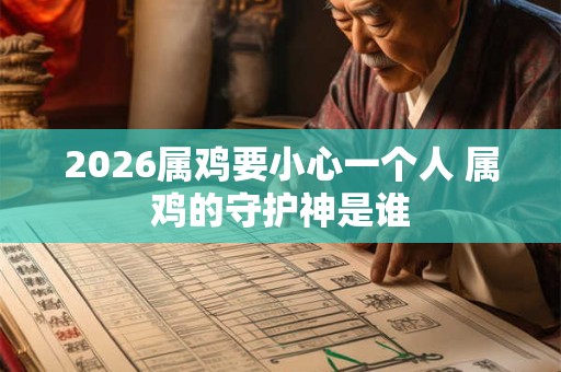 2026属鸡要小心一个人 属鸡的守护神是谁