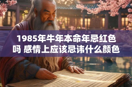 1985年牛年本命年忌红色吗 感情上应该忌讳什么颜色 1985年牛年本命年忌红色吗 感情上应该忌讳什么颜色