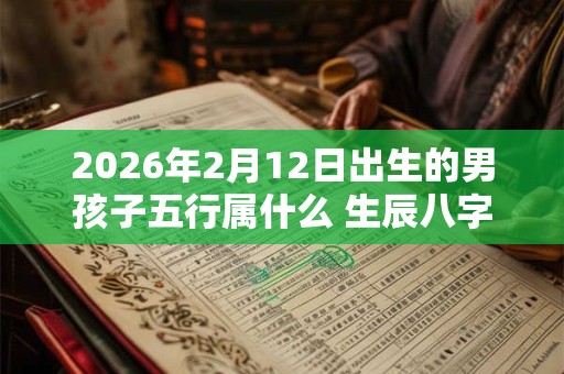 2026年2月12日出生的男孩子五行属什么 生辰八字取名 2026年2月12日出生的男孩子五行属什么 生辰八字取名