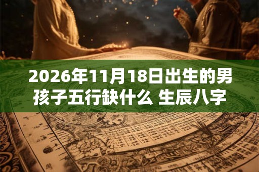 2026年11月18日出生的男孩子五行缺什么 生辰八字高分取名