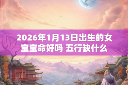 2026年1月13日出生的女宝宝命好吗 五行缺什么